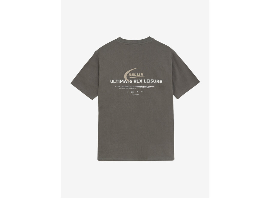 Oversized T-shirt Twill Backpr  Poppy Seed Jongens T-shirt