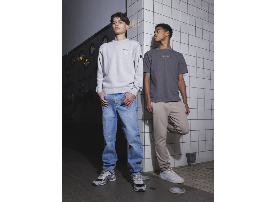 Oversized T-shirt Twill Backpr  Poppy Seed Jongens T-shirt