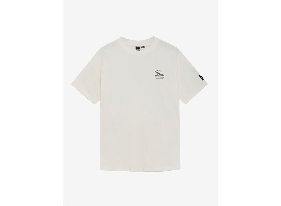 Oversized T-shirt Fancy Twill  White  Jongens T-shirt