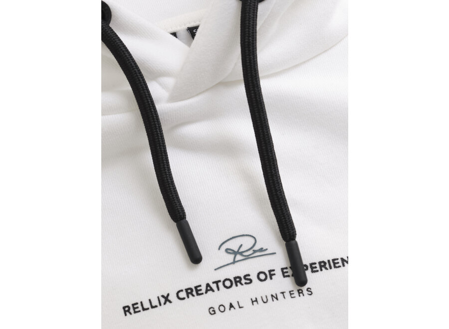 Hoodie Rellix Pocket  White  Jongens Trui