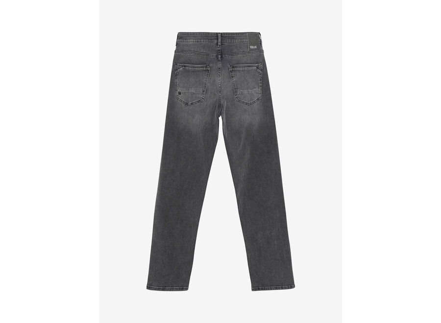 Straight Wide Fit Jeans 940224 1156 Black Denim Jongens Jeans