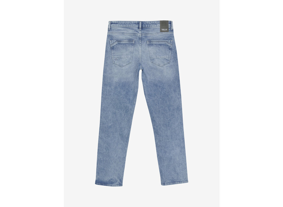 Straight Wide Fit Jeans Used Light Denim Jongens Jeans