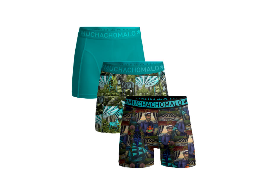 Shorts Captain Donkey  Print/Print/Green