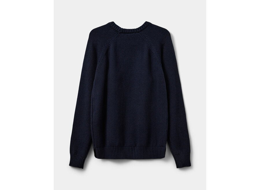 Parisiennesy Knit Navy Blue Meisjes