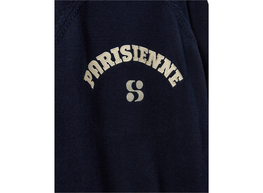 Parisiennesy Knit Navy Blue Meisjes