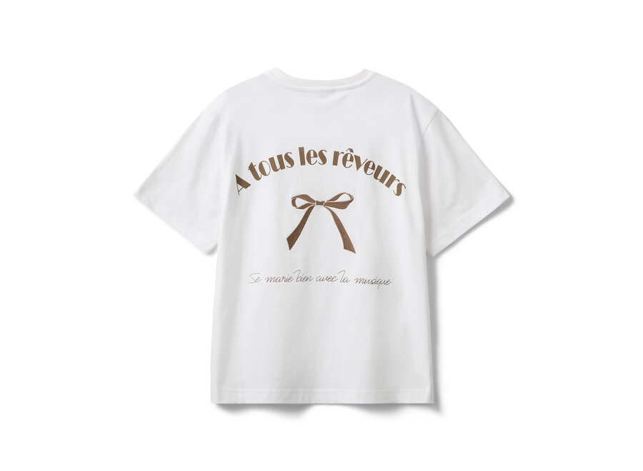 Verasy T-shirt Brilliant White Meisjes T-shirt