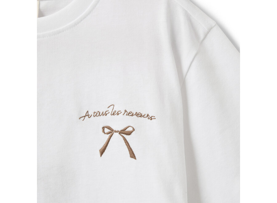 Verasy T-shirt Brilliant White Meisjes T-shirt