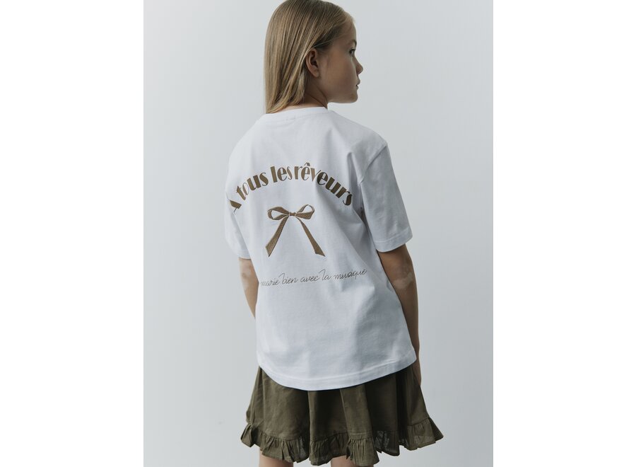 Verasy T-shirt Brilliant White Meisjes T-shirt