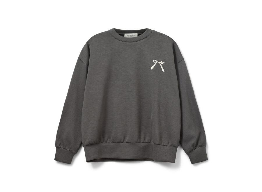 Elisy Sweatshirt Charcoal Grey Meisjes Trui