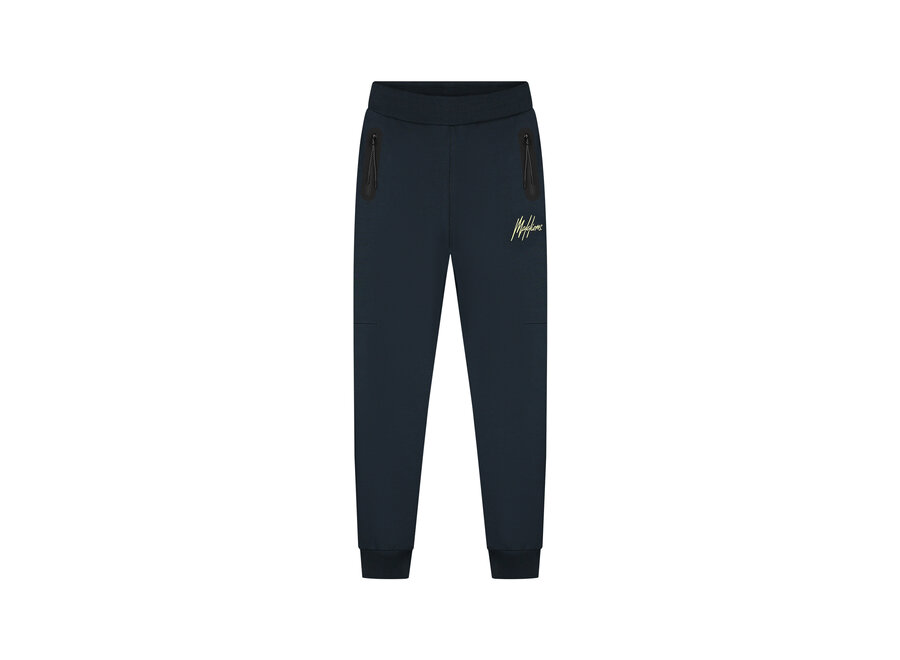 Counter Trackpants Navy/Bright Yellow Jongens Broek