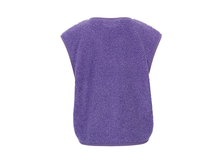 Teddy Waistcoat Violet Meisjes Gilet