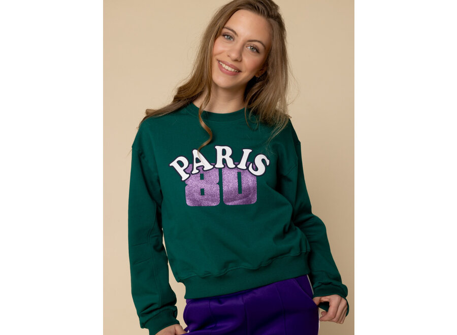 Sweater Clover Green Meisjes Sweater