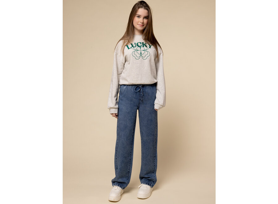 Denim Loose Pants  Jeans Blue Meisjes Broek