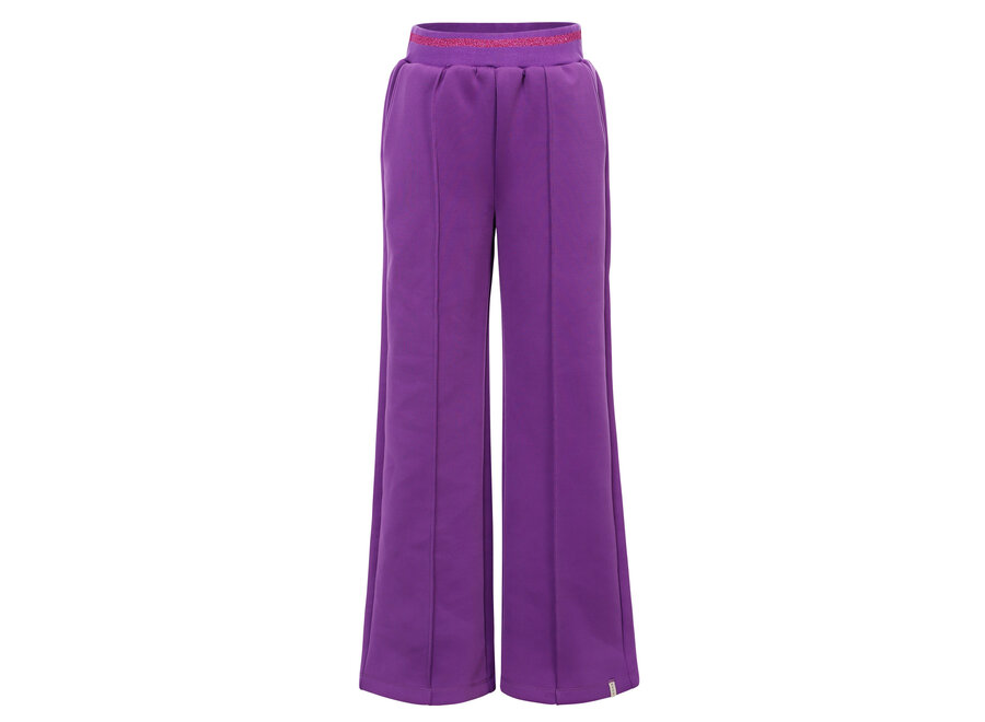 Little Sporty Scuba Sweat Pants Violet Purple Meisjes  Broek