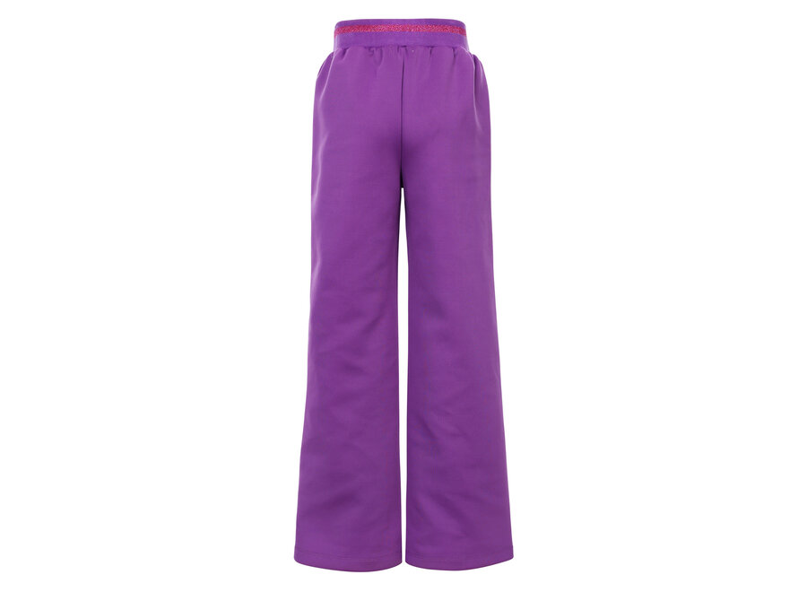 Little Sporty Scuba Sweat Pants Violet Purple Meisjes  Broek