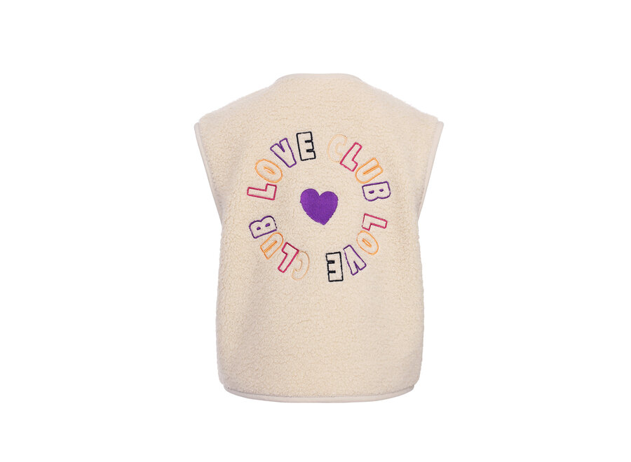 Little Teddy Gilet  Dove White Meisjes  Gilet