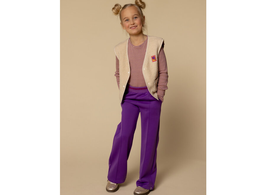 Little Teddy Gilet Dove White Meisjes  Gilet