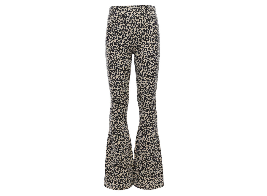 Little Jaquard Pants Sandy Leopard Meisjes  Broek