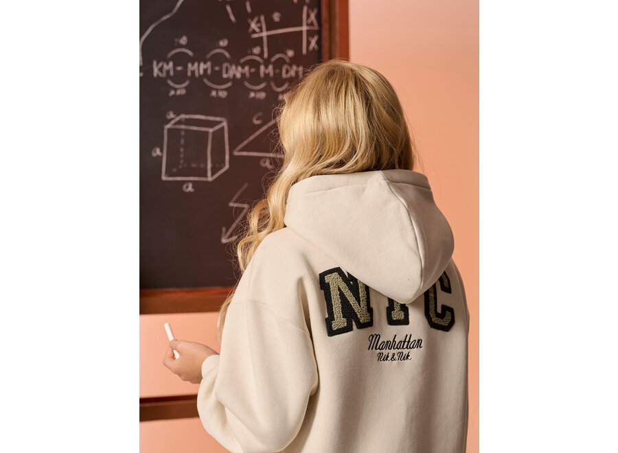 Novan Hoodie  Oak Sand Meisjes Hoodie