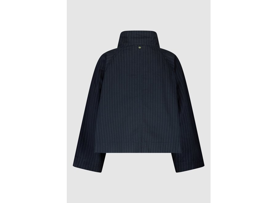 Girls Luna Jacket  Washed black stripe Meisjes Jas