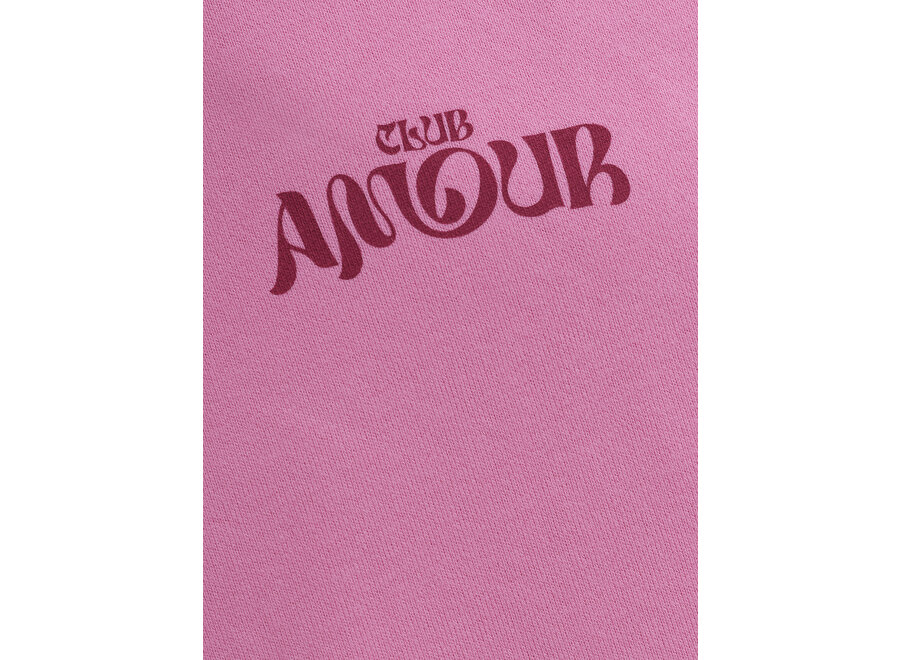 Sweater Print  Pink Meisjes Trui