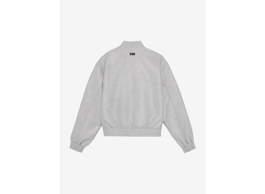 Tweed Bomber Grey Meisjes Jasje