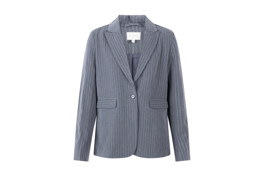 Amanda Pinstripe  Vis  Dark Grey Meisjes Blazer