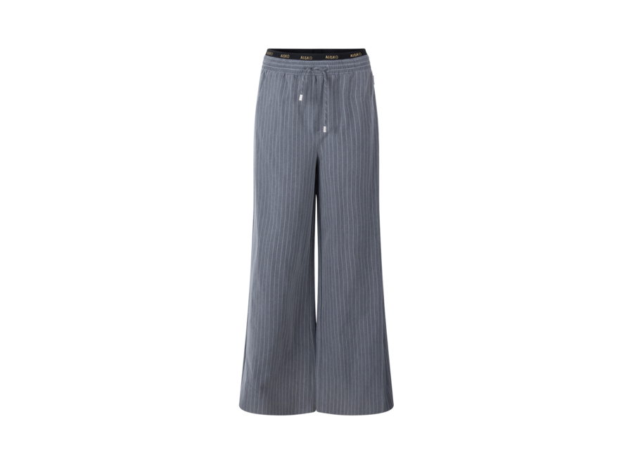 Esila Pinstripe Vis  Dark Grey Meisjes Broek