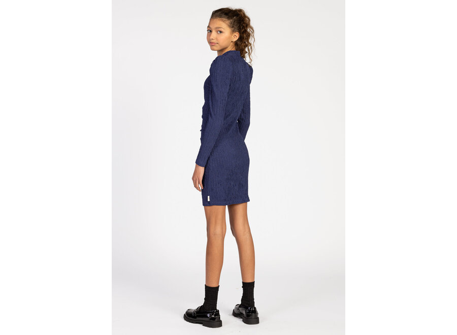 Lianne Pes  Dark Navy Meisjes Jurk