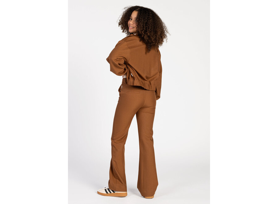 Chantalle Shine Vis  Bison Brown Meisjes Broek