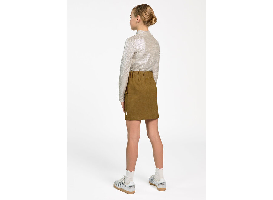 Zera Crop Pes Silver Meisjes Topje