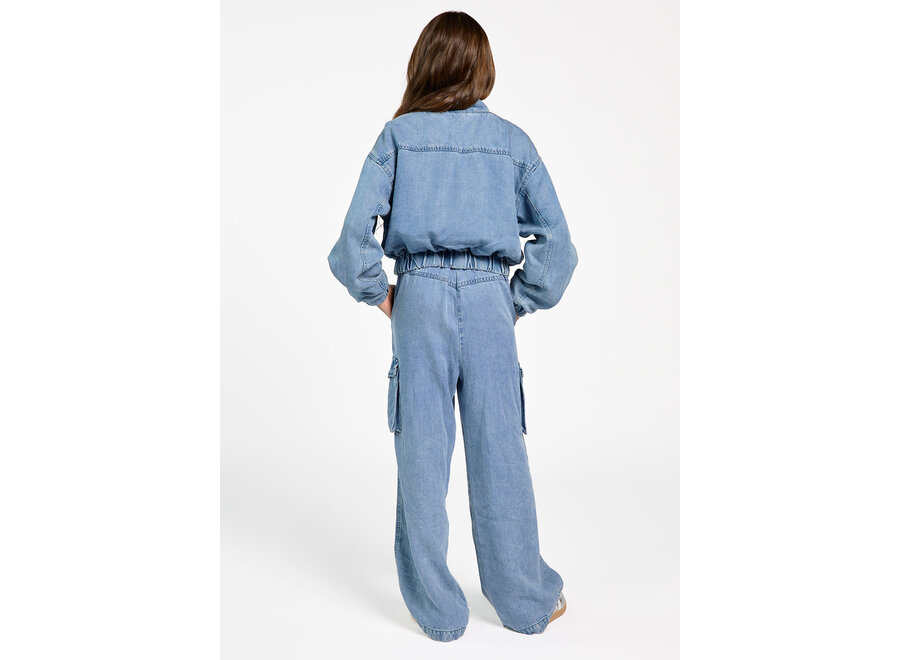 Samy Tencel Ten Denim Blue Meisjes Jasje