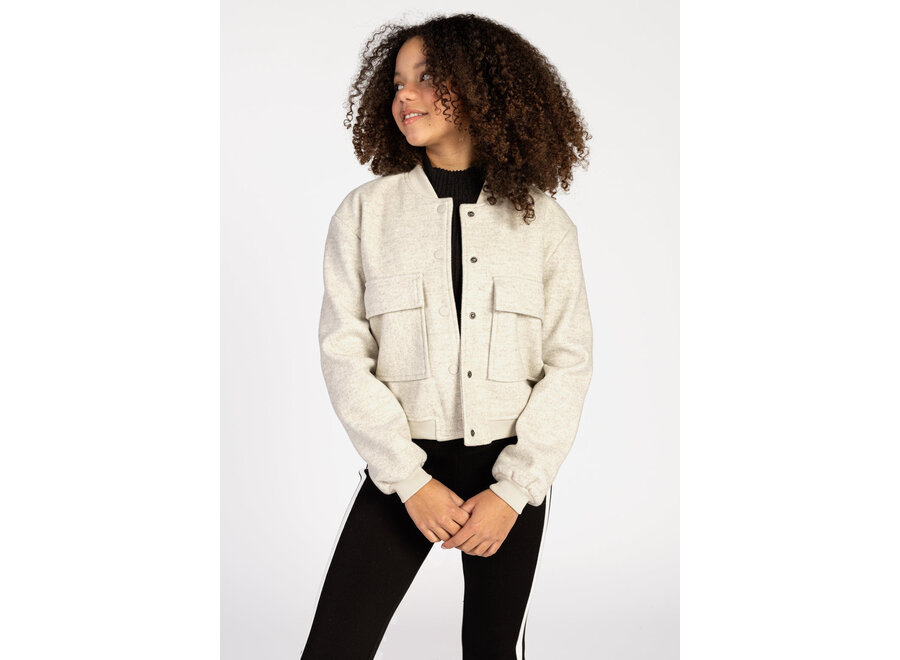 Madie Pes  Nickle Grey Meisjes Jasje