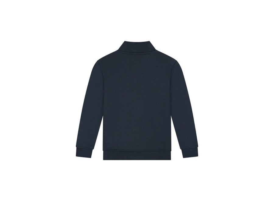 Turtle Half Zip Sweater Navy Jongens Trui