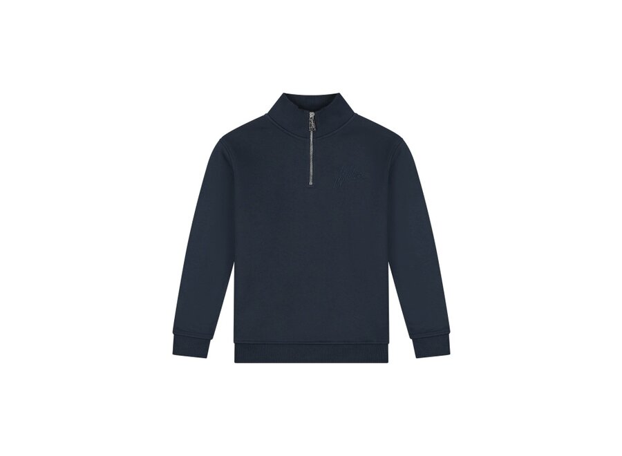 Turtle Half Zip Sweater Navy Jongens Trui