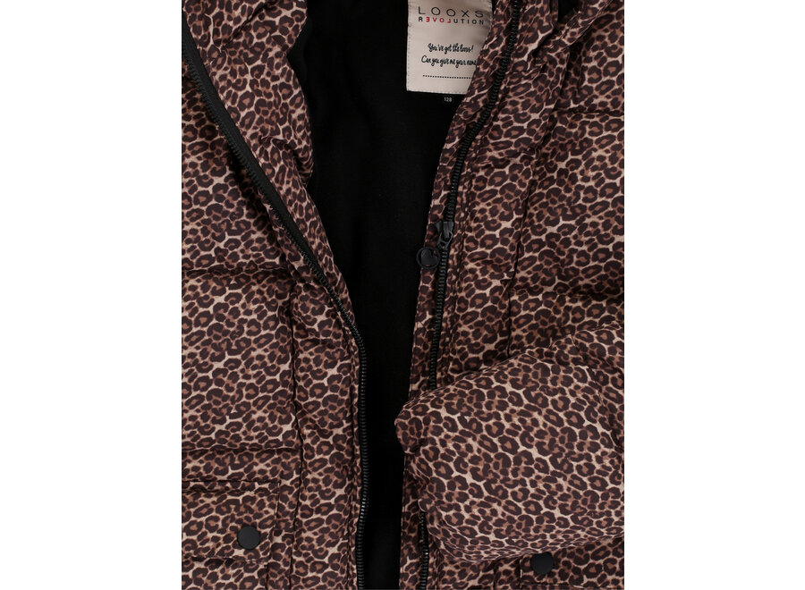 Little Fake Down Outerwear Jacket  Panther Ao Meisjes  Jas
