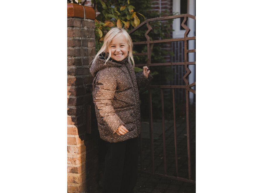 Little Fake Down Outerwear Jacket  Panther Ao Meisjes  Jas