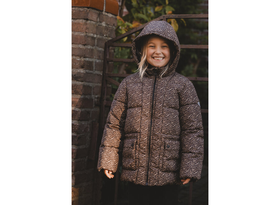 Little Fake Down Outerwear Jacket  Panther Ao Meisjes  Jas