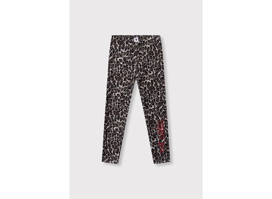 Knitted Jaguar Legging Animal Meisjes Broek