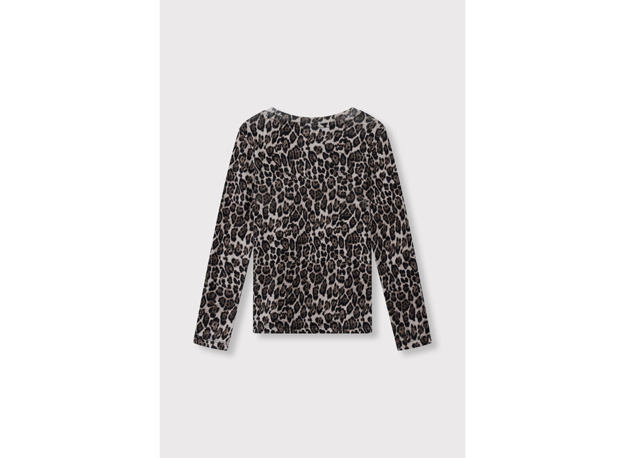 Knitted Jaguar Longsleeve  Animal Meisjes Topje