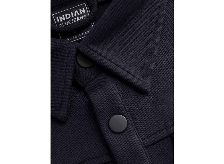 Shirt Jacket Twill Stretch  Dark Navy Jongens Jas