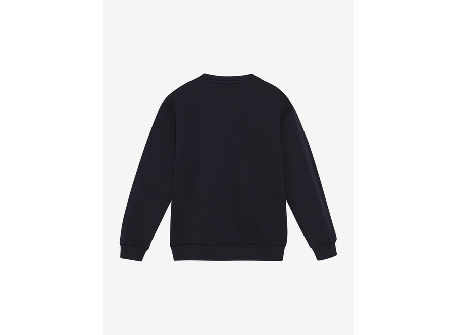 Oversized Sweater IBJ Washed Dark Navy Jongens Trui