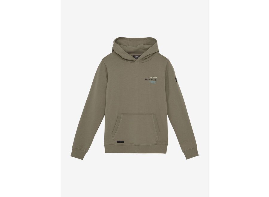 Hoodie Backprint 960370 1909 Brown Jongens Hoodie