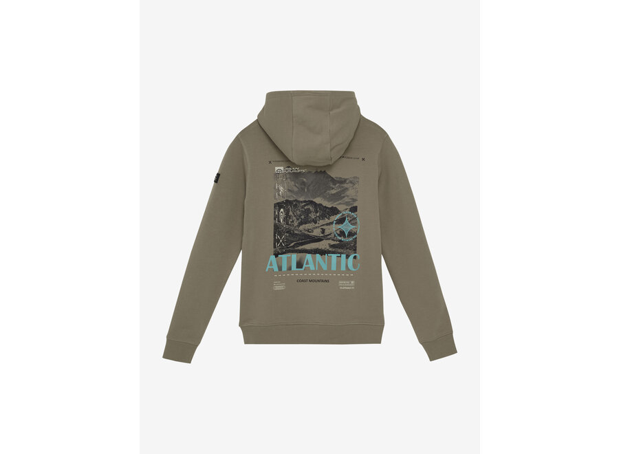 Hoodie Backprint 960370 1909 Brown Jongens Hoodie