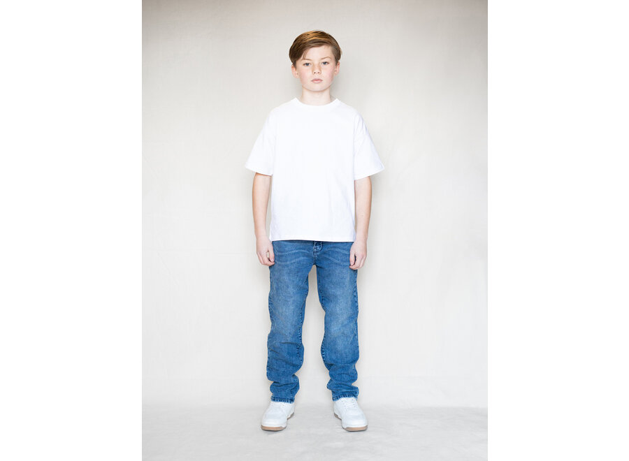 2455 Baggy Fit Straight Blue G  Blue Jongens Jeans