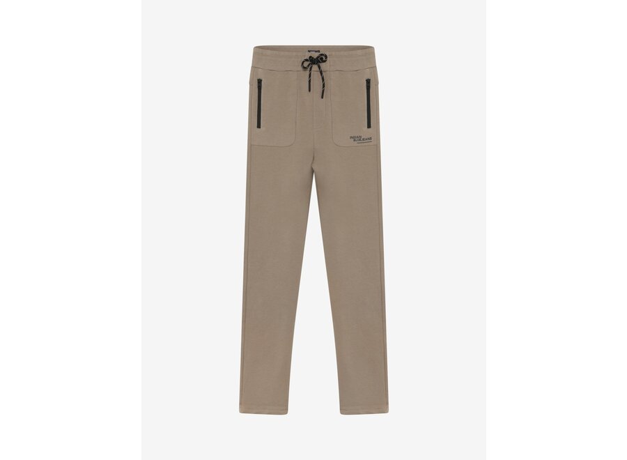 Jogpant Zip Brown Jongens broek