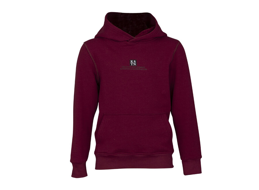 Sven  Dark Red Jongens Hoodie
