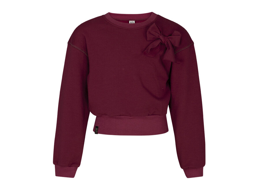 Marieke Dark Red Meisjes Trui