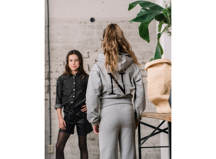 Vaya Light Grey Meisjes Hoodie