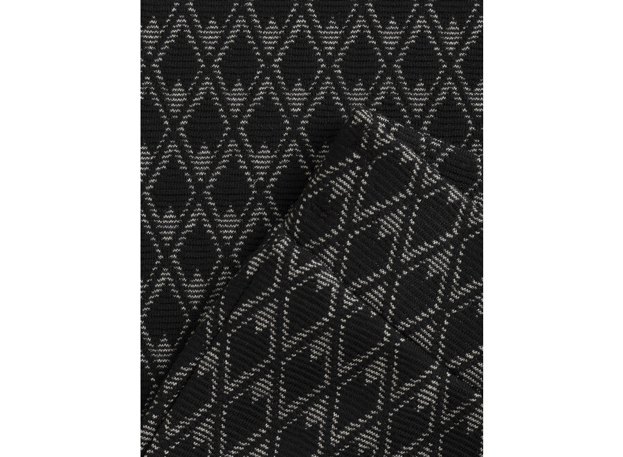 Flared Fancy  Black Meisjes Broek